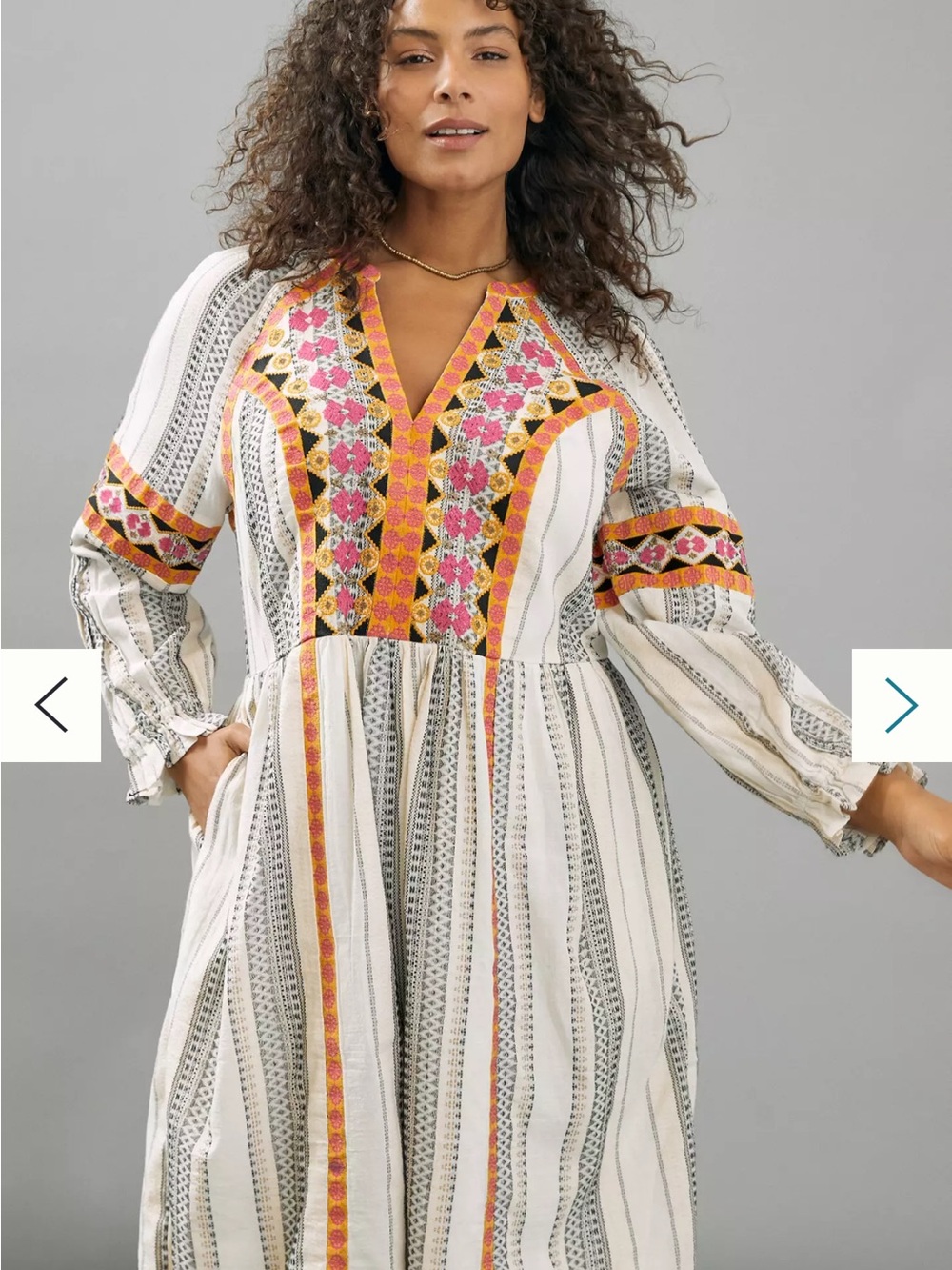 Anthropologie | Lottie Embroidered Dress Size Medium HTF - Picture 10 of 15